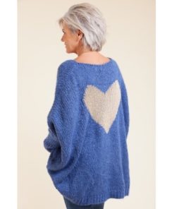 Marta Oversized Knit Pullover Genser
