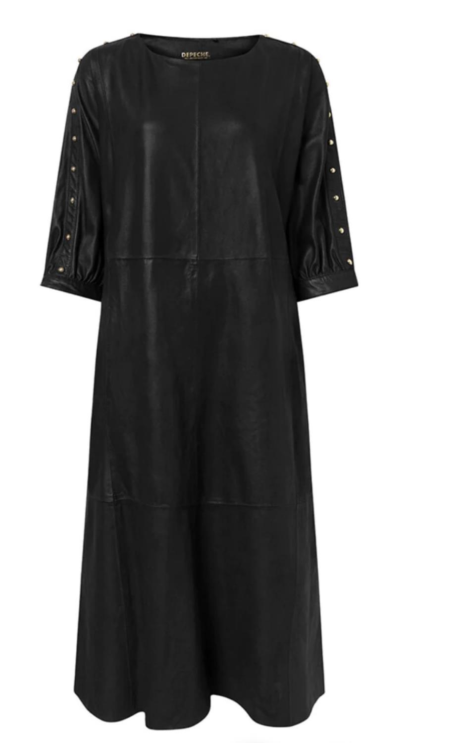 Depeche Penny Leatherdress kjole
