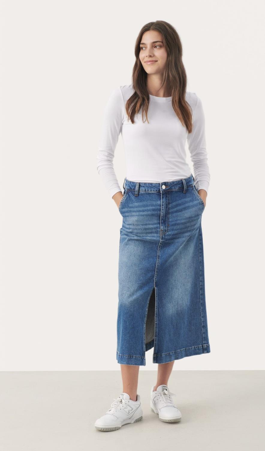 Part Two Calia Jeans Skirt Skjørt