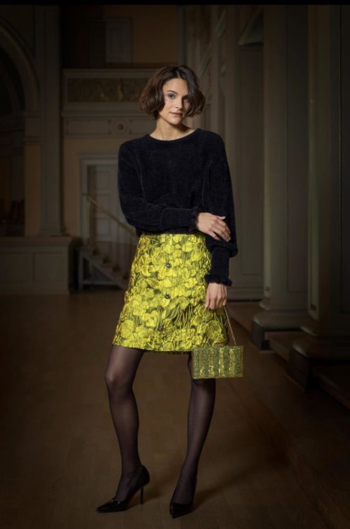 Haust Jaquard Skirt Skjørt