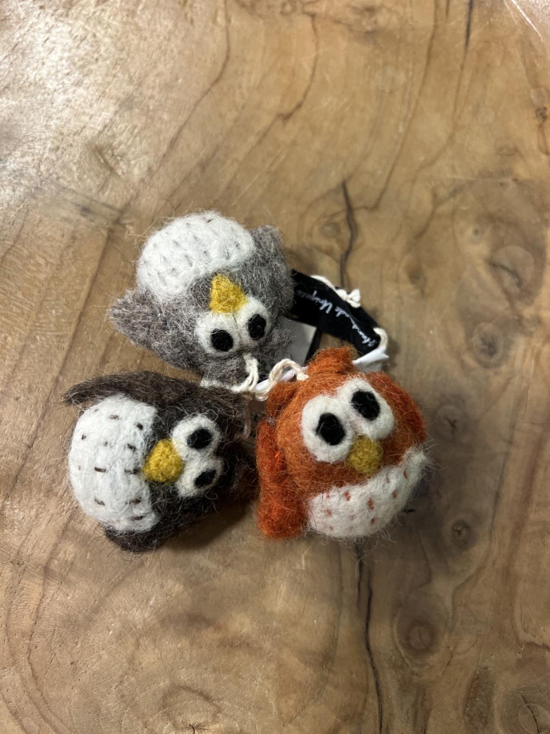 Gry&Sif Mini Owls, småugler 3 pk