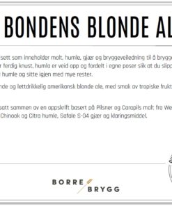 Ølsett 25l Bondens Blonde Ale