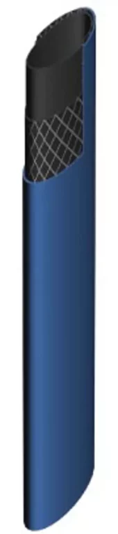 AVLØPSSLANGE 3" FLAT PVC PR/M