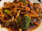 x 18  Biff i szechuansaus
