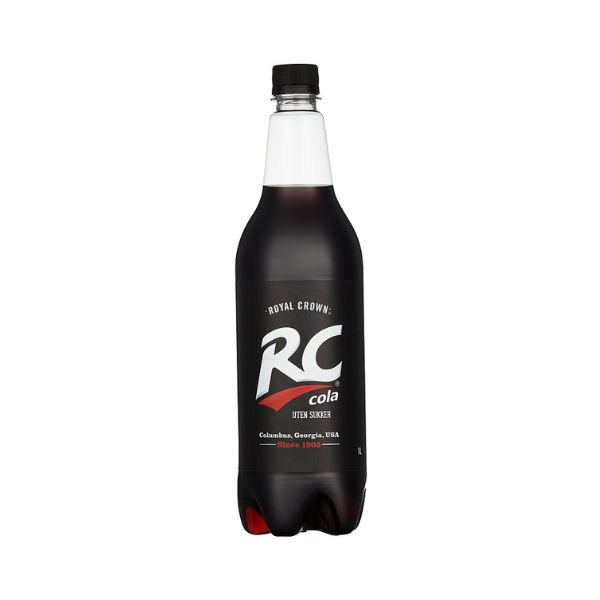 RC Cola uten sukker 1l 12pk