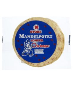 Store Mandelpotet Lomper, 10 stk