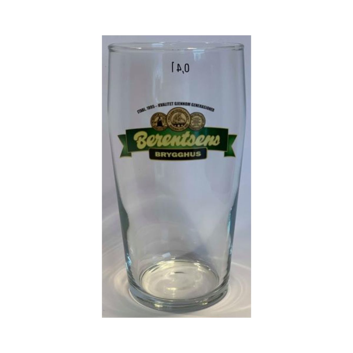 Berentsens Biconique Ølglass 0,4l