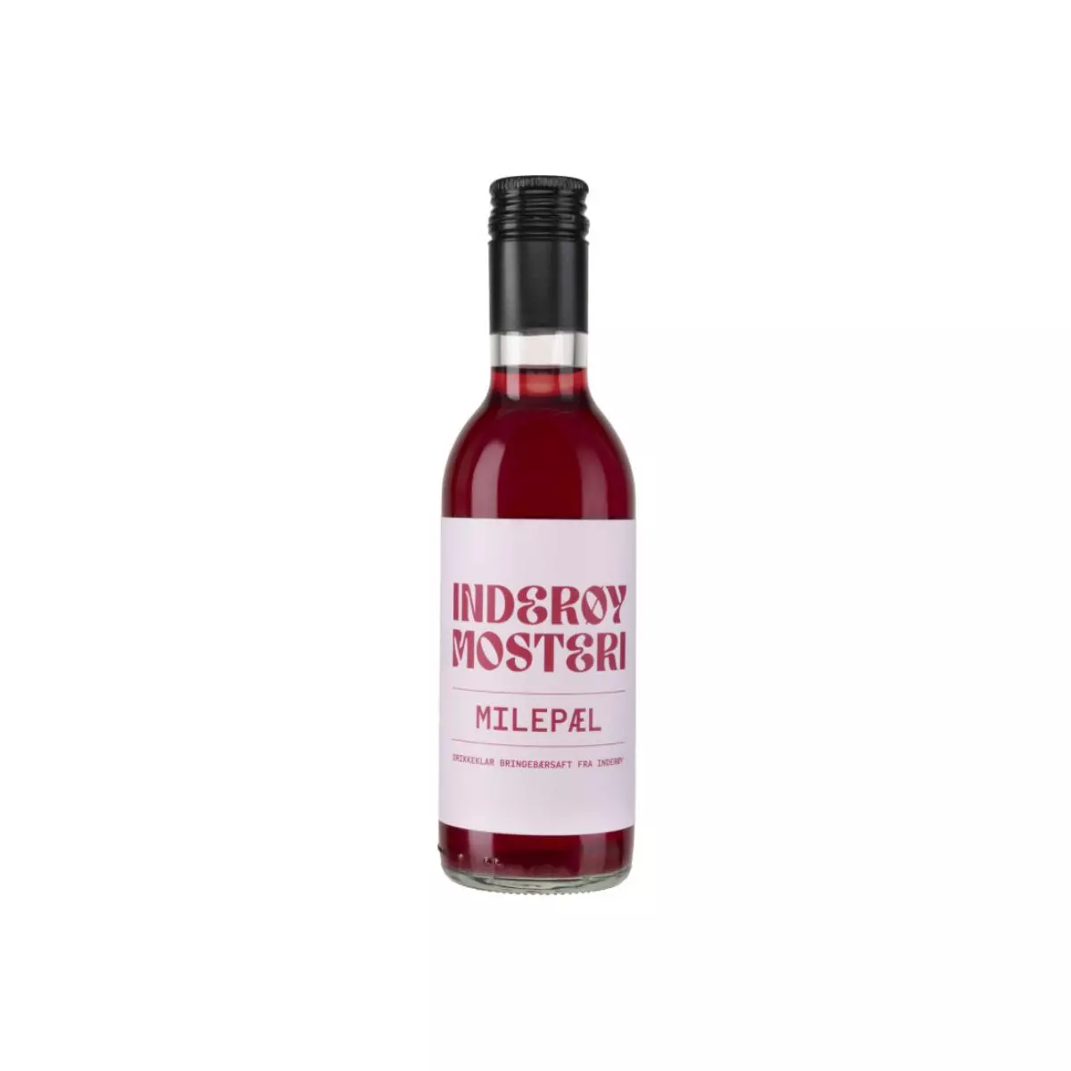 Inderøy Mosteri Milepæl Bringebærsaft 0,25l fl