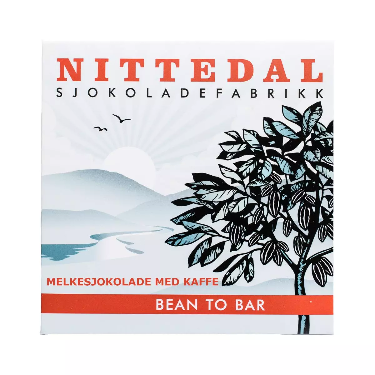 Nittedal Sjokoladefabrikk Bean-to-Bar Melkesjokolade med Kaffe