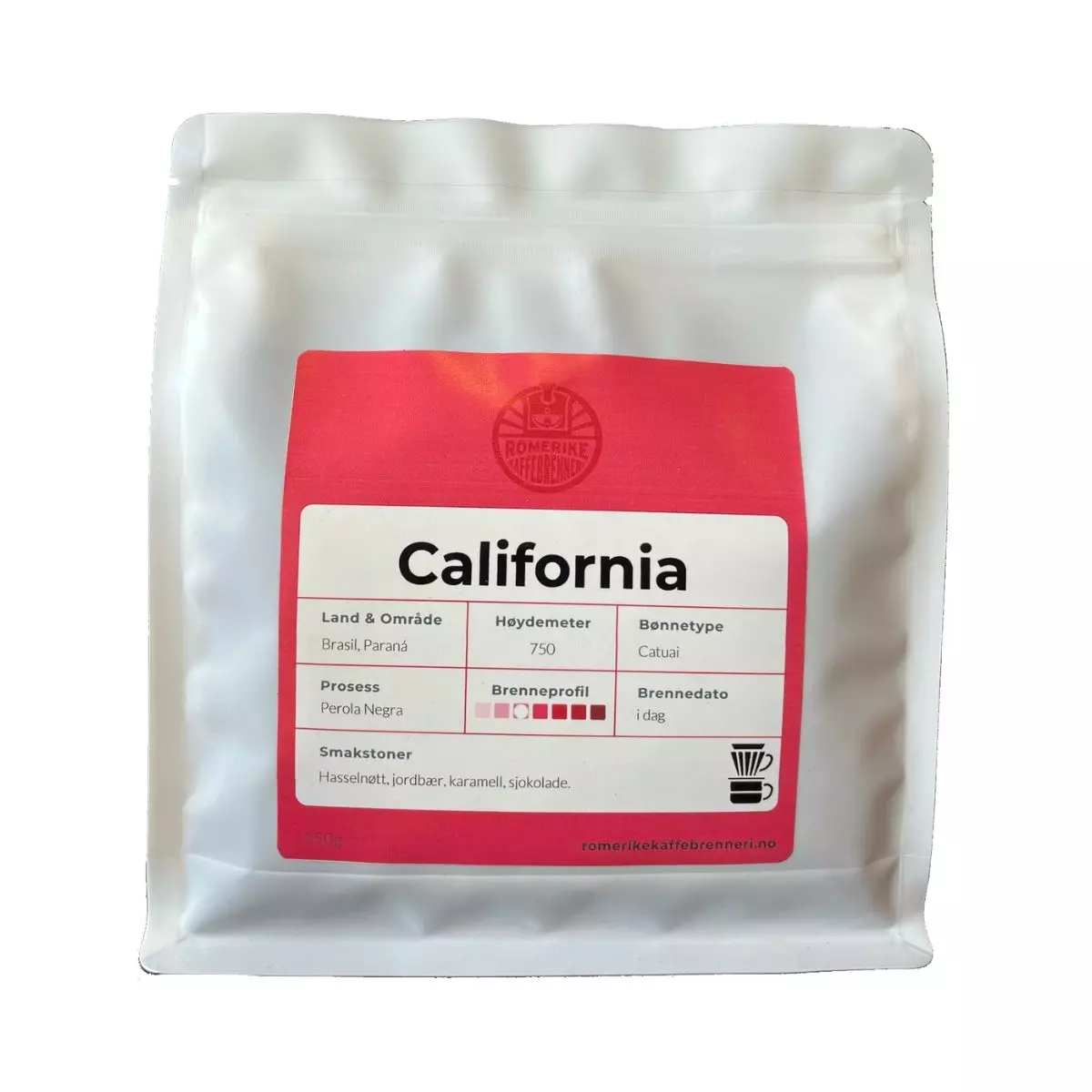 Romerike Kaffebrenneri California 250g