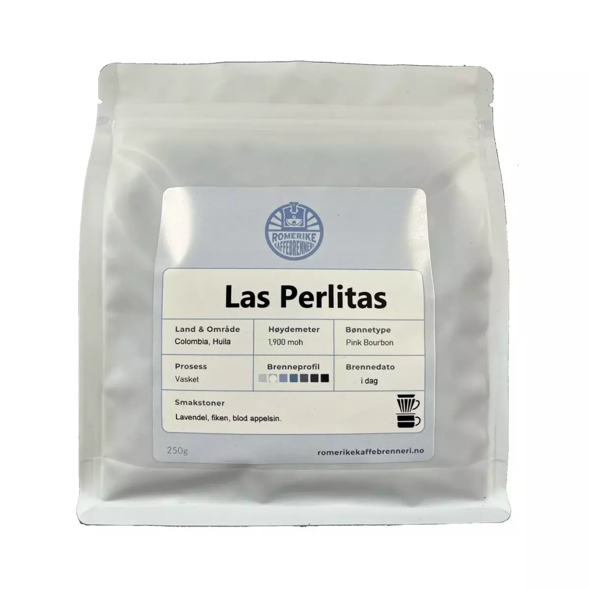 Romerike Kaffebrenneri Las Perlitas 250g