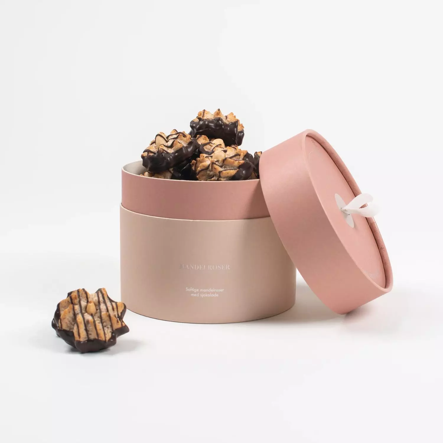 Grini Hjemmebakeri Mandelroser gaveeske 500g