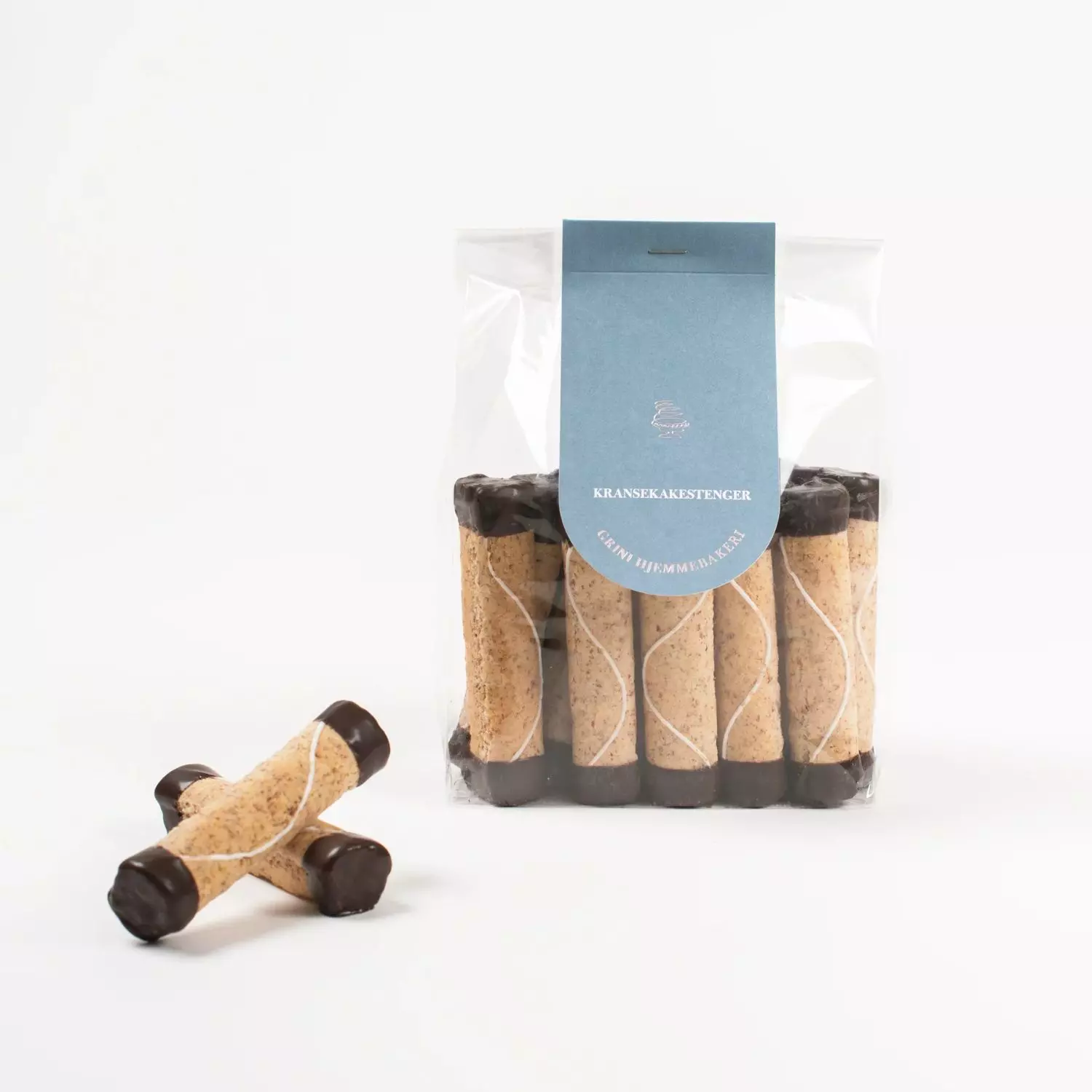 Grini Hjemmebakeri Kransekakestenger med sjokolade 400g