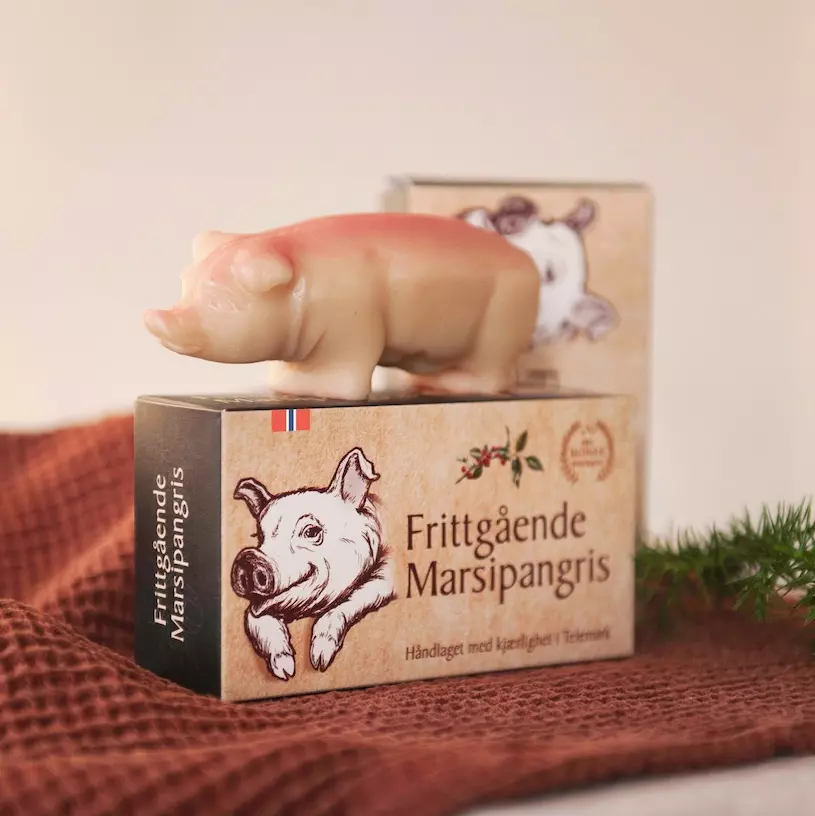 Frydas Frittgående Marsipangris 140g