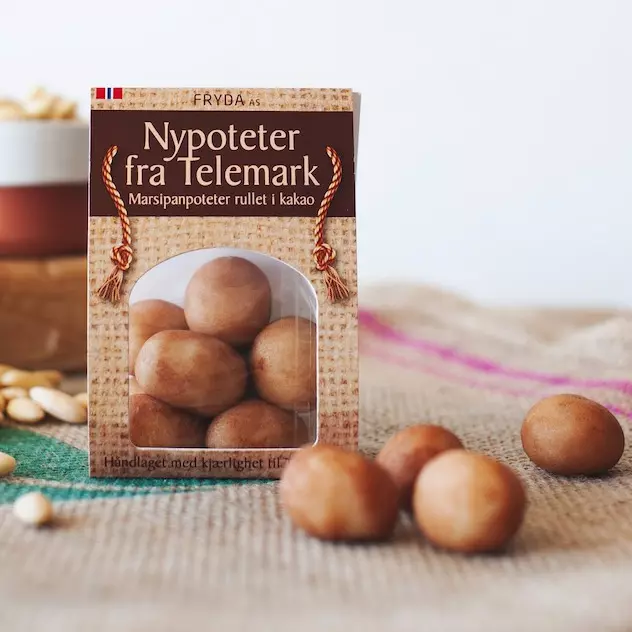 Fryda Marsipan Nypoteter fra Telemark 150g