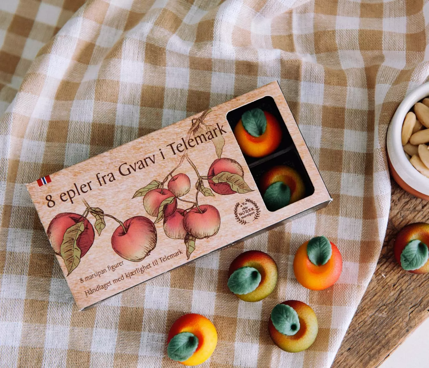 Fryda Marsipan Epler fra Telemark 120g