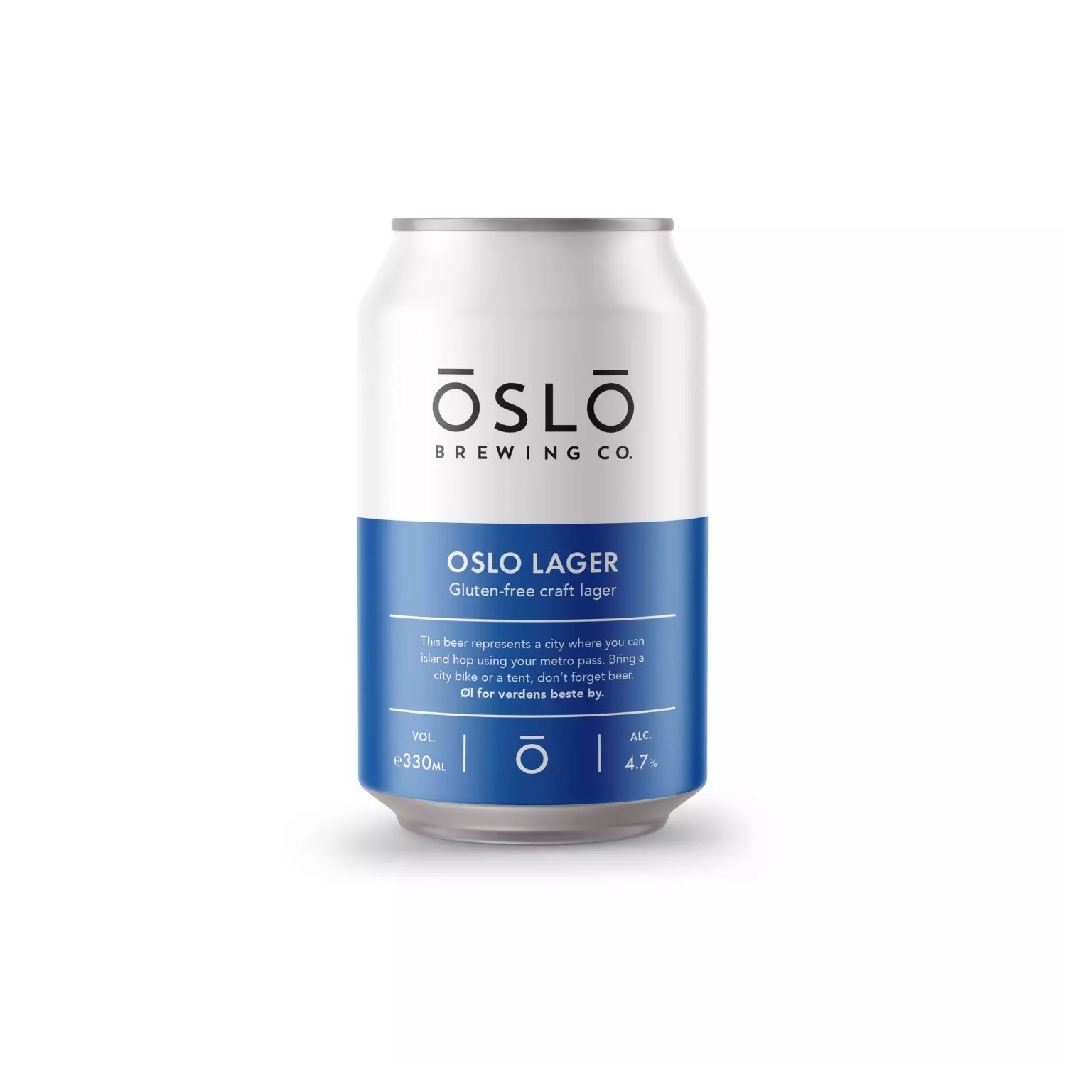 Oslo Brewing Co. Oslo Lager Glutenfri 0,33l bx