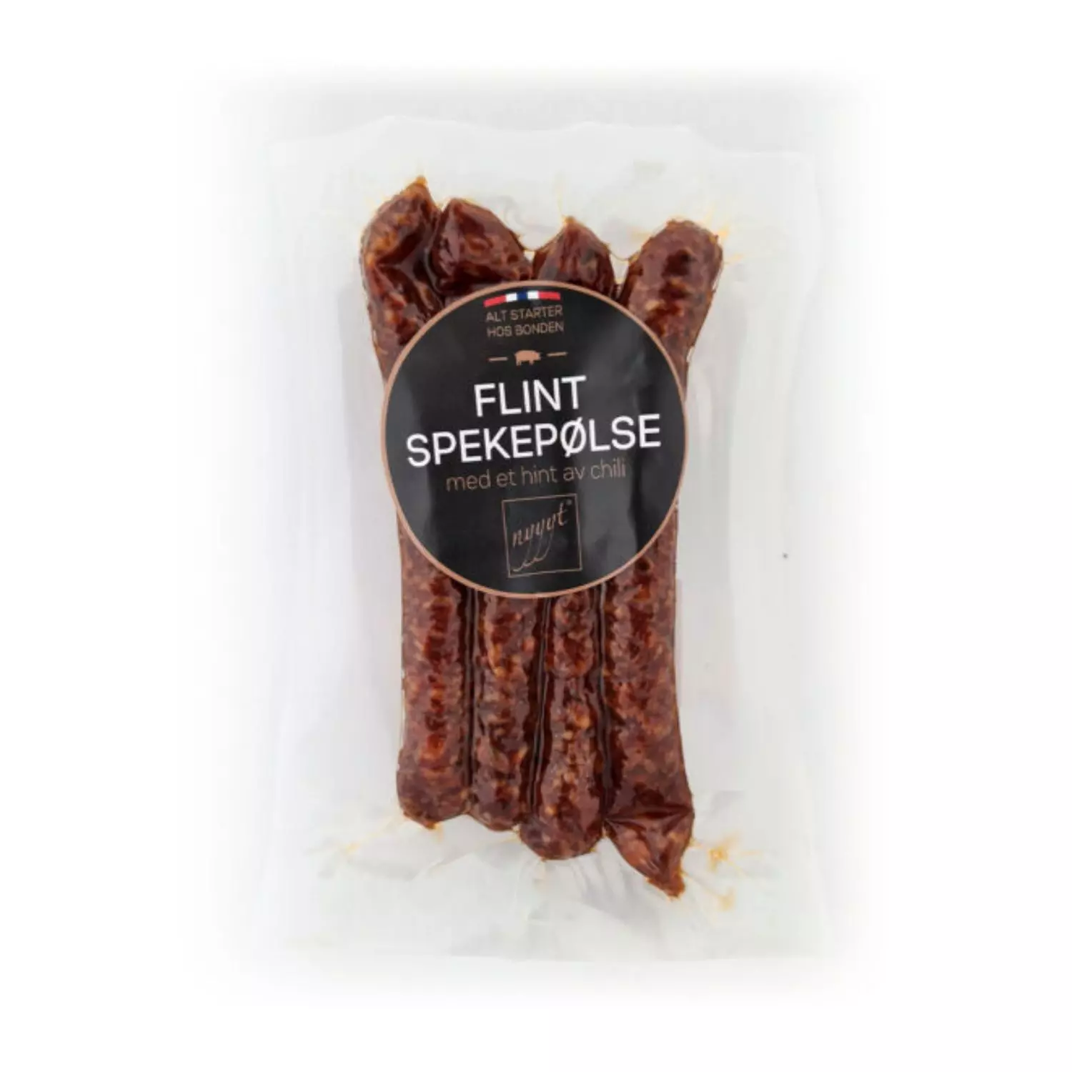 Nyyyt Flint Spekepølse 180g