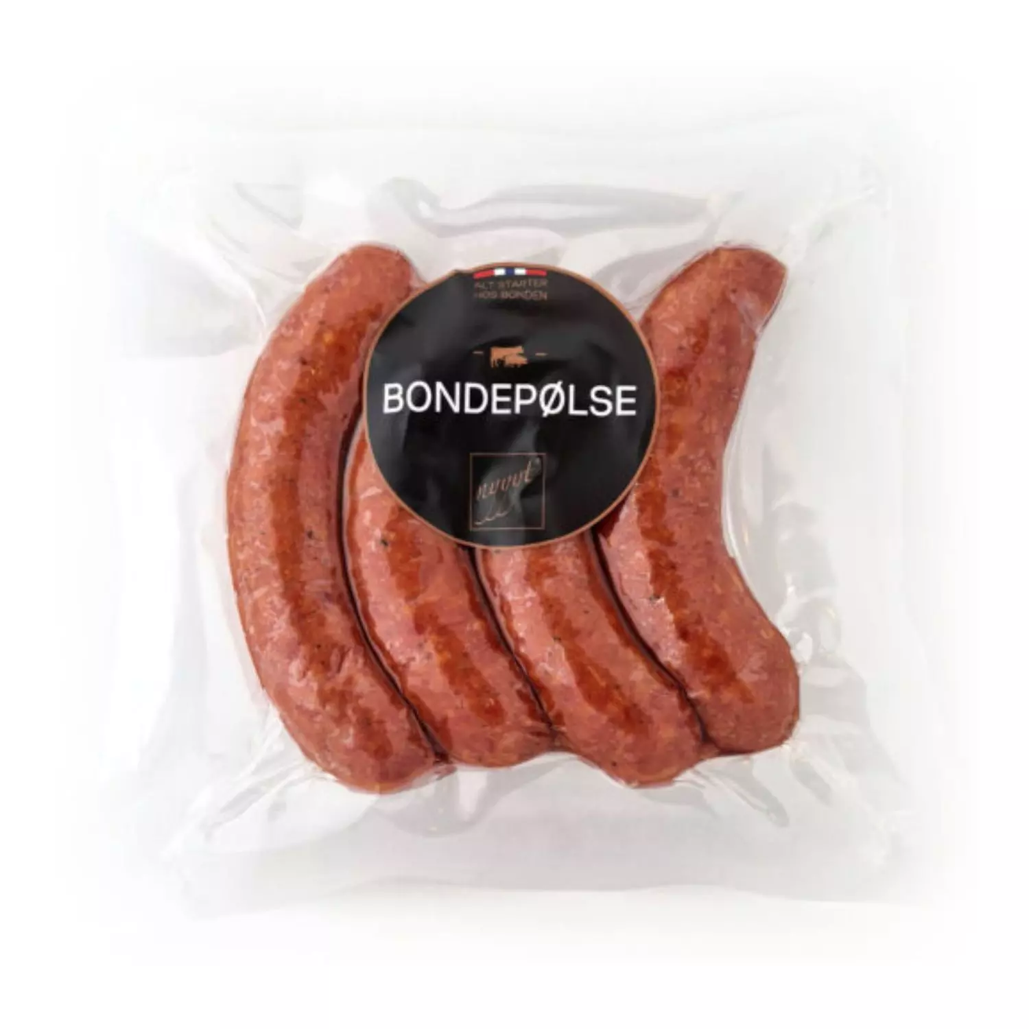 Nyyyt Bondepølse 4stk 400g