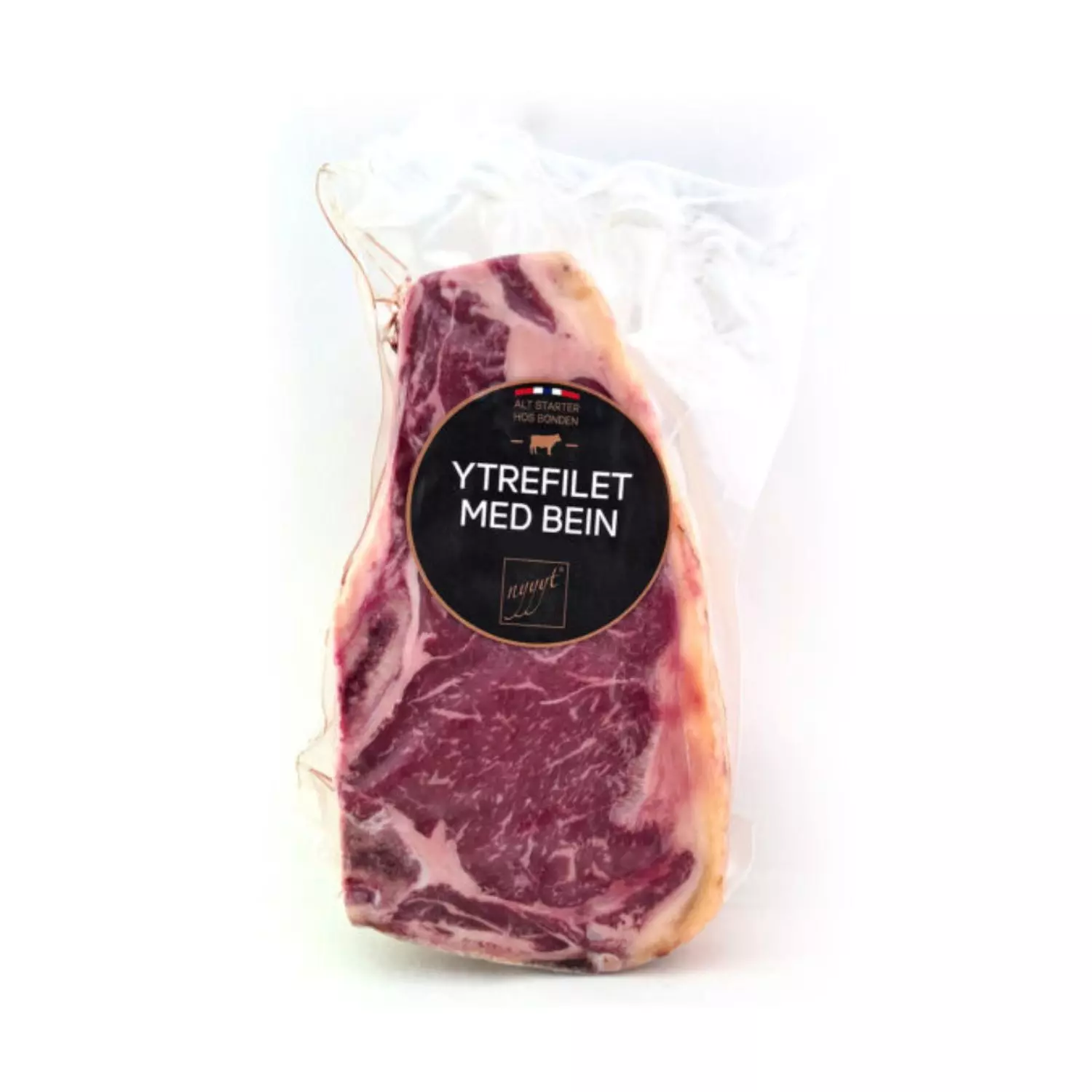 Nyyyt Ytrefilet på bein, storfe
