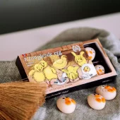 8 frittgående egg 120g Fryda Marsipan