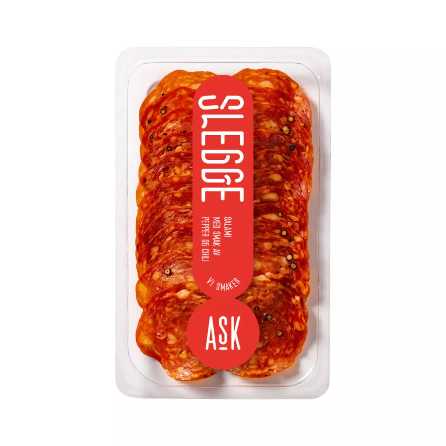 Ask Slegge Salami Skivet 80g