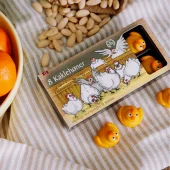 8 kaklehøner 120g Fryda Marsipan