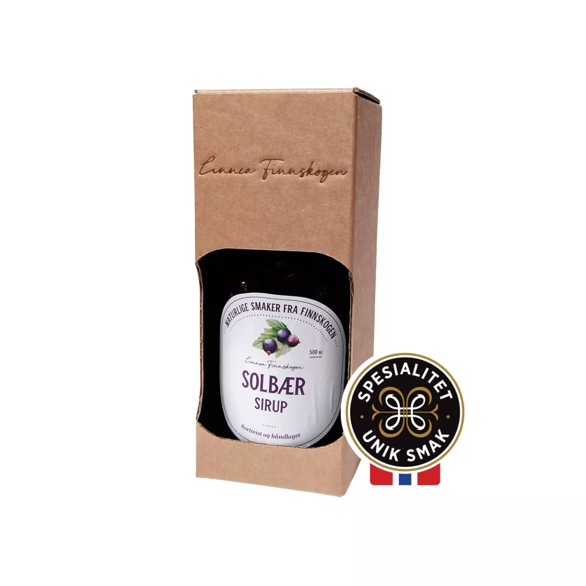 Solbærsirup 500ml Linnea Finnskogen