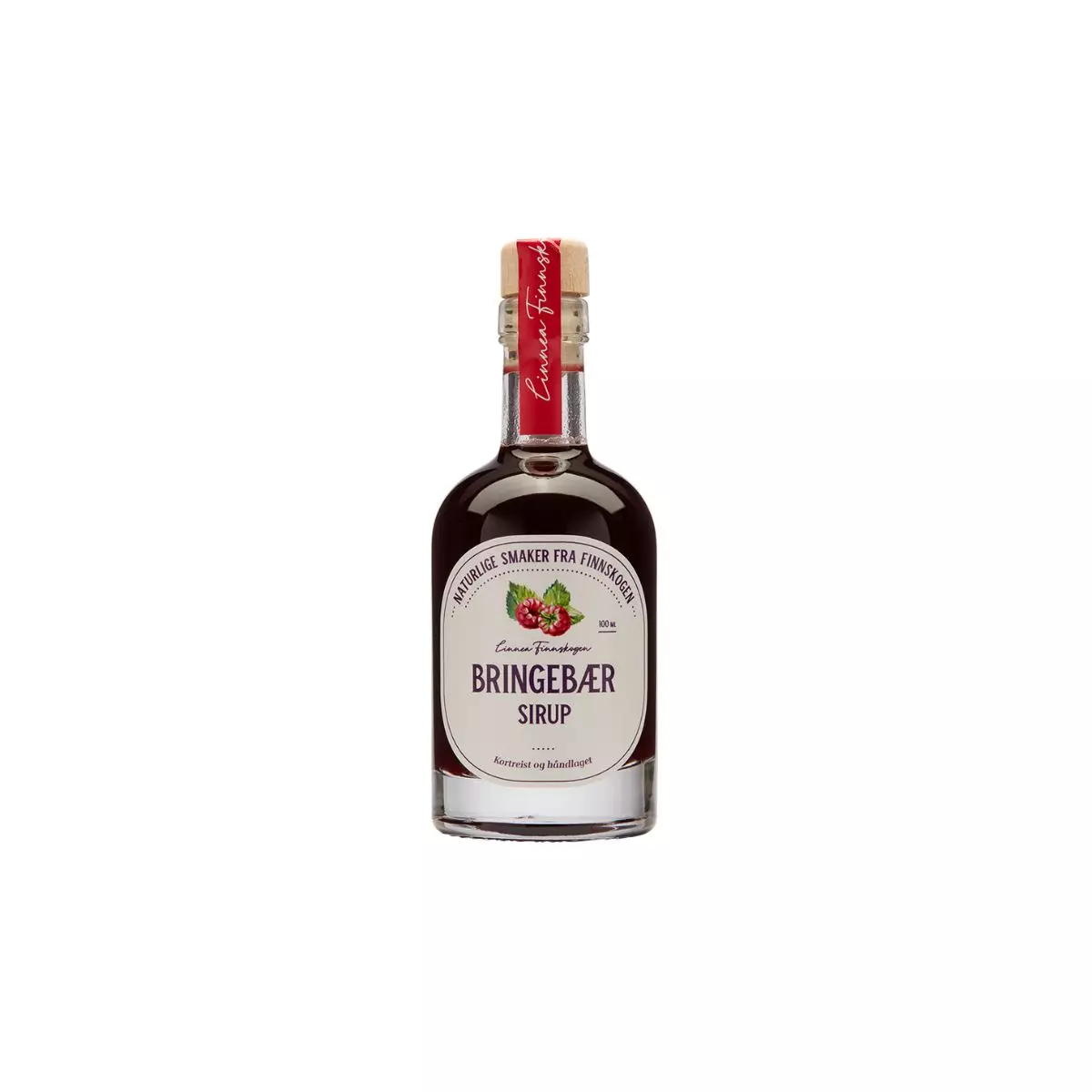 Bringebærsirup 100ml Linnea Finnskogen