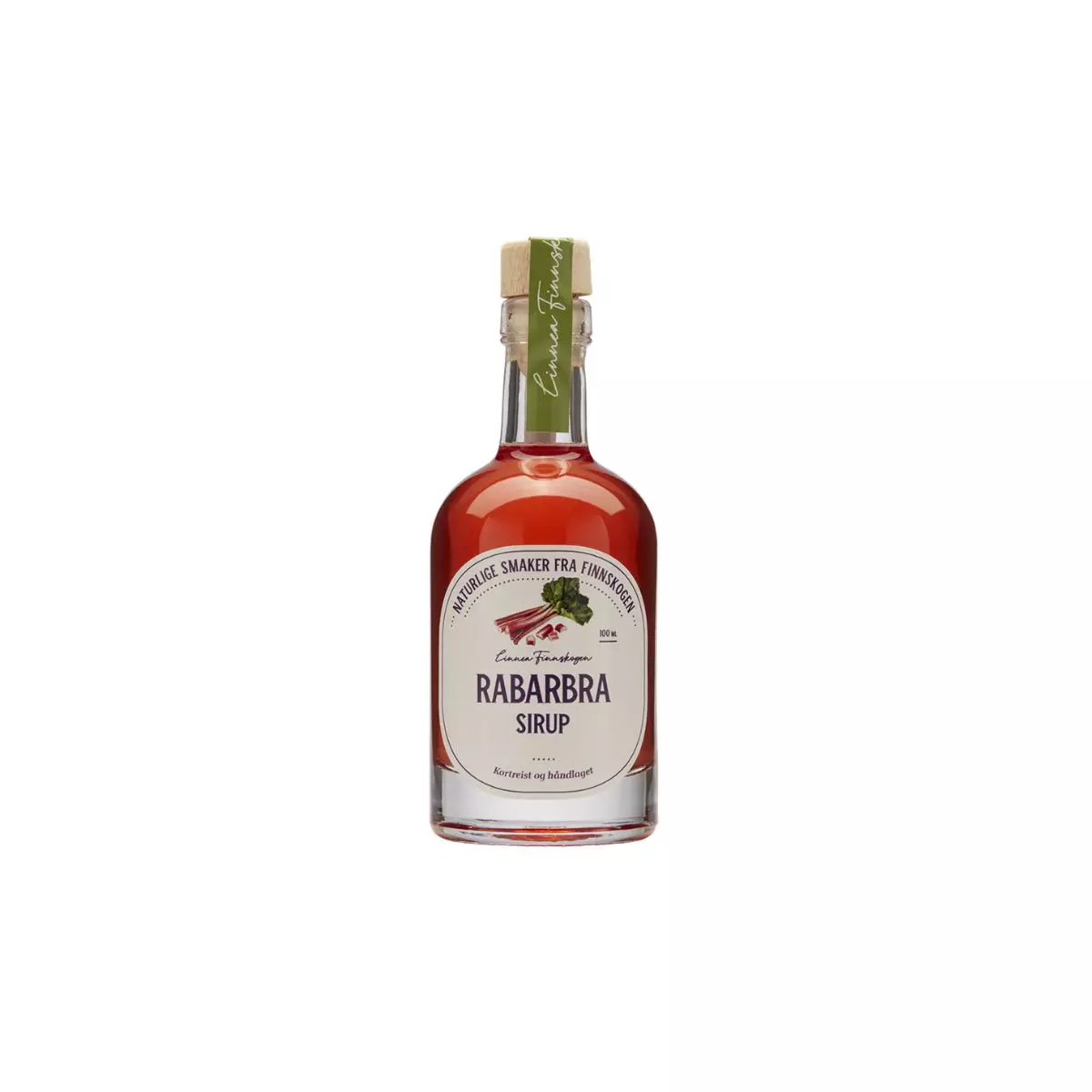 Rabarbrasirup 100ml Linnea Finnskogen