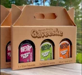 Kyrres Krutt! Gaveeske 3 x 50ml Hot sauce (Travelsås)