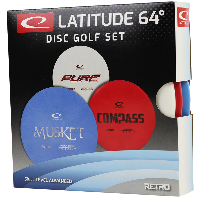 Latitude 64  Retro Advanced Disc Golf Starter Set