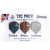 Harrows  Dart Flights Carbon Tri Pack 9 Pcs