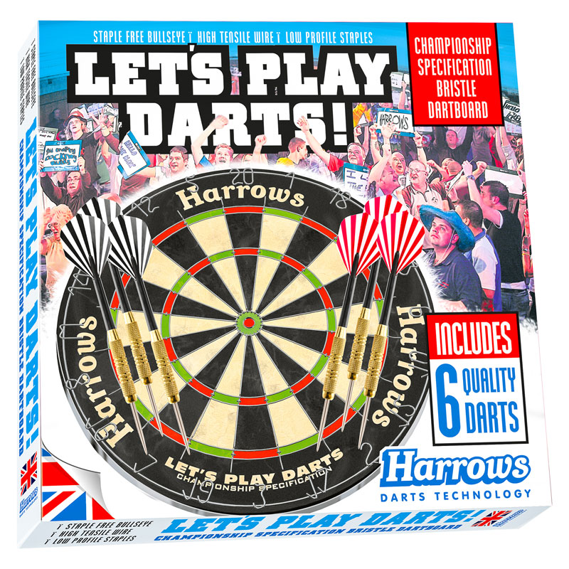 Harrows  Lets Play Darts Bristle Set