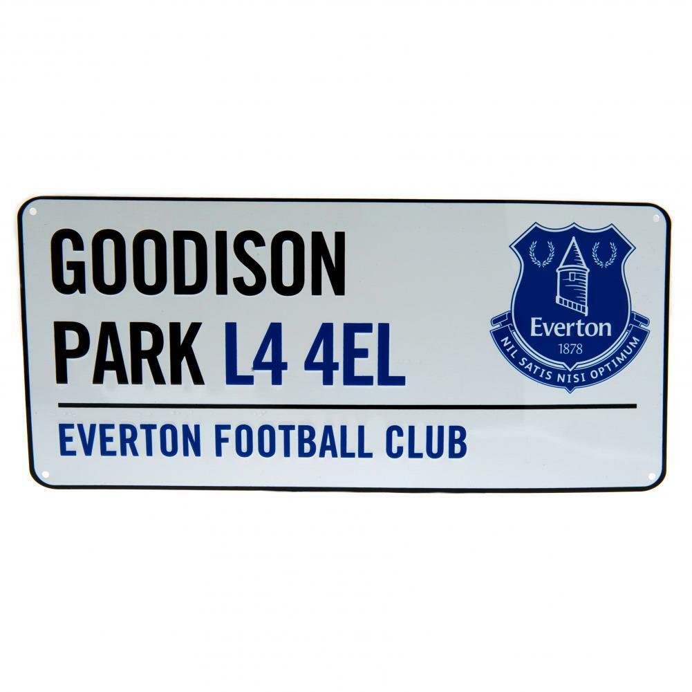 Supporter  Everton Gateskilt Goodison Park hvitt