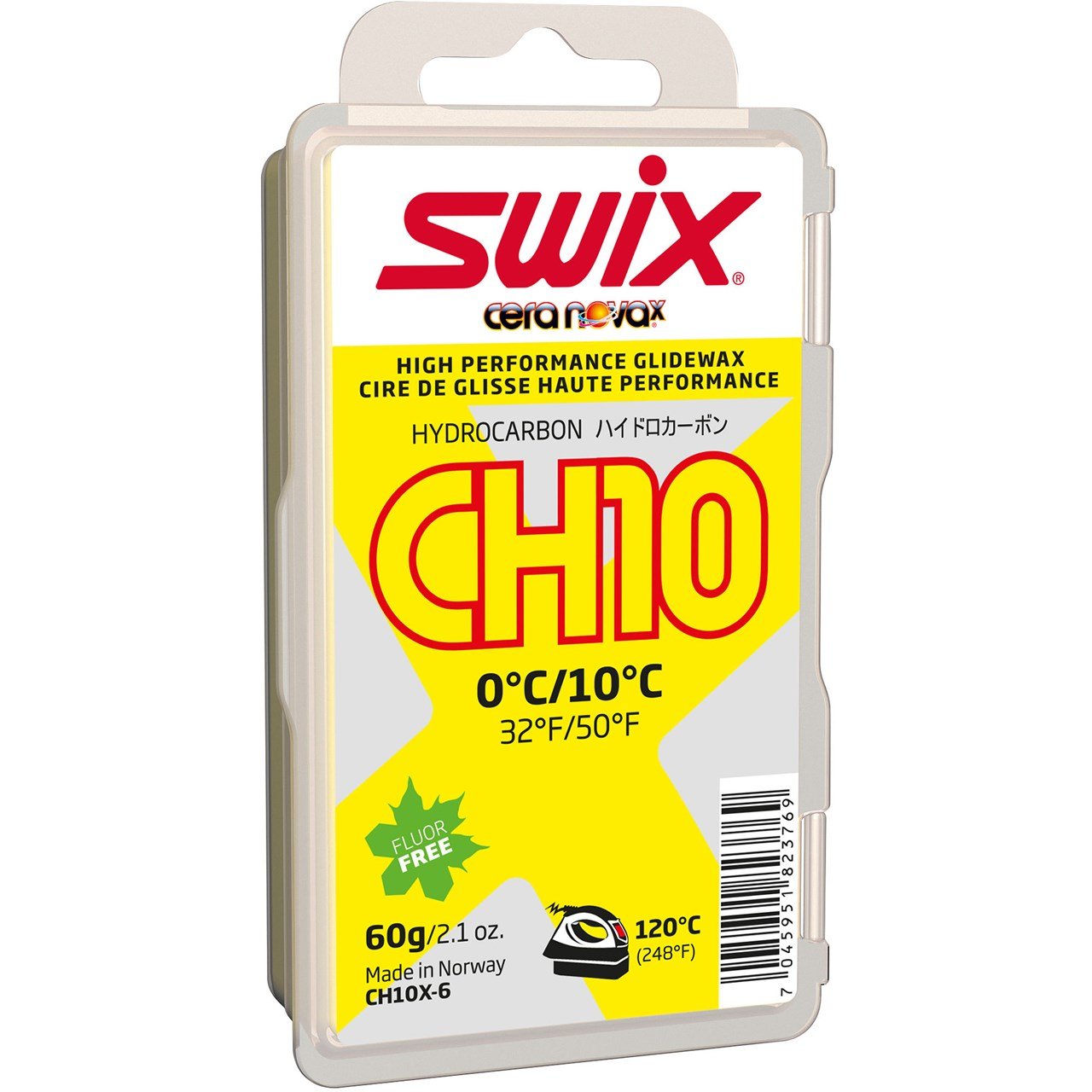 Swix  CH10X Yellow, 0 °C/10°C, 60g