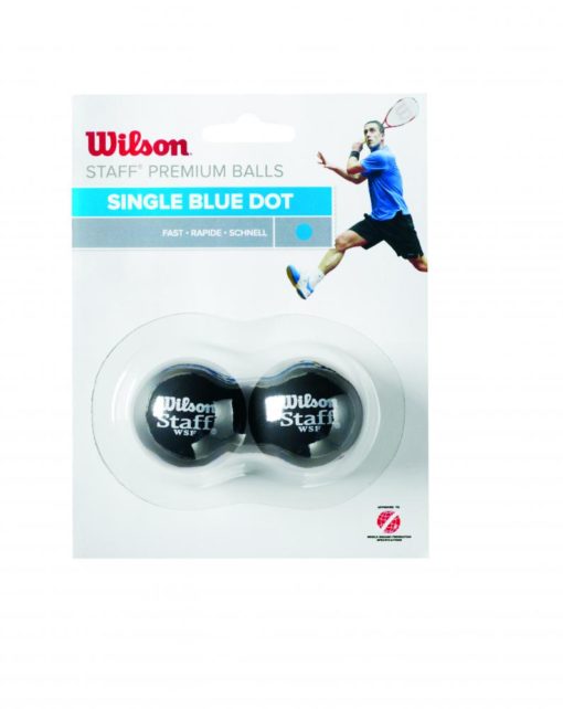 STAFF SQUASH 2 BALL BL DOT