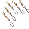 Okuma Norwegian Snap Swivel Size 3/0 Brass - 5pcs