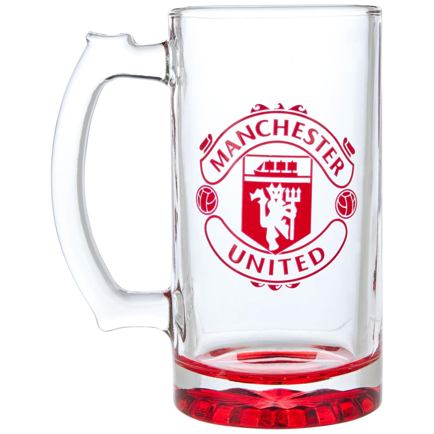Manchester United FC Crest Stone Pint Glass