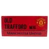 Manchester United Old Trafford skilt - rødt