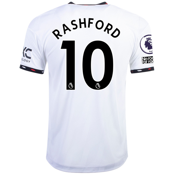 Rashford nr 10 Premier League trykk (navn og nummer) svart