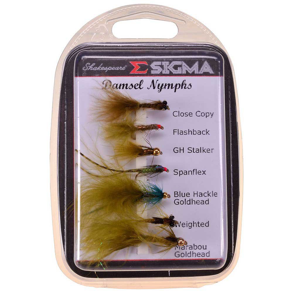 Shakespeare  Sigma Fly Selection 4 Damsel Nymphs