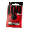 Harrows  Soft Tips, Dimple 100 Pcs 2BA Black