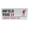 Liverpool FC Anfield Road skilt (hvitt)