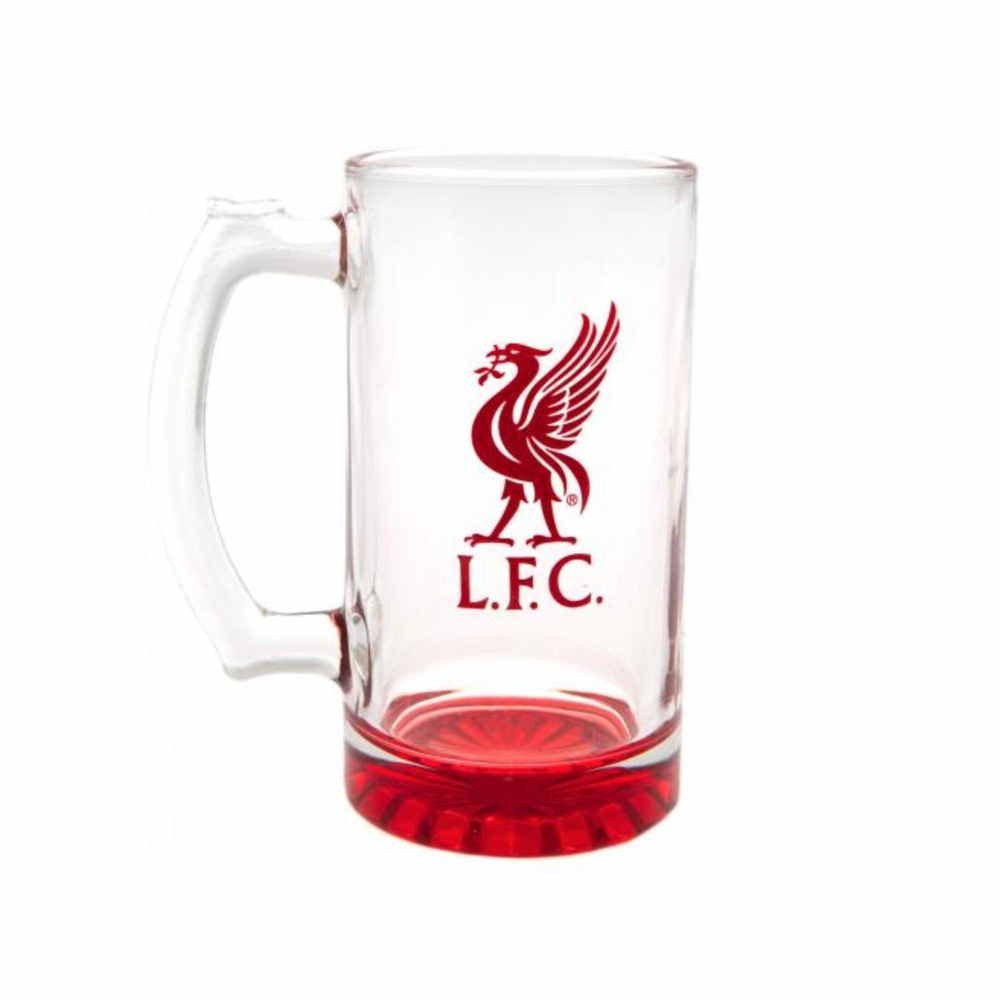 Liverpool FC Foil Stein Pint Glass