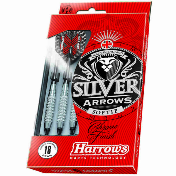 Harrows  Dart Arrows Silver Arrow Soft 18g