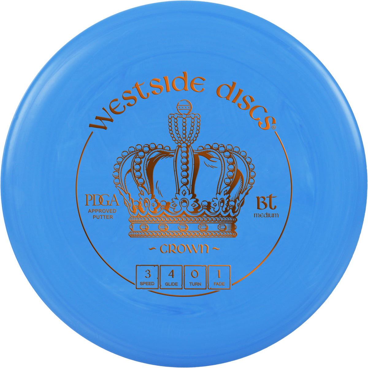 Westside Discs  Bt Medium Putter Crown, 173+