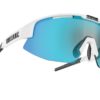 Bliz MATRIX 700407 Shiny White/Smoke & Blue Mirr