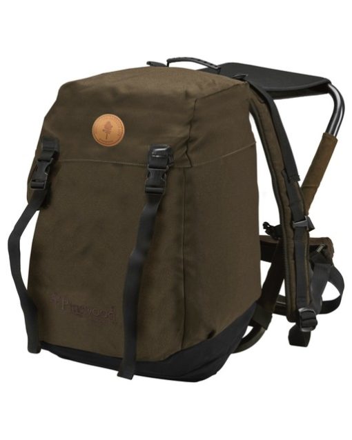 Pinewood Hunting Chair Backpack Kid, Suede Brown