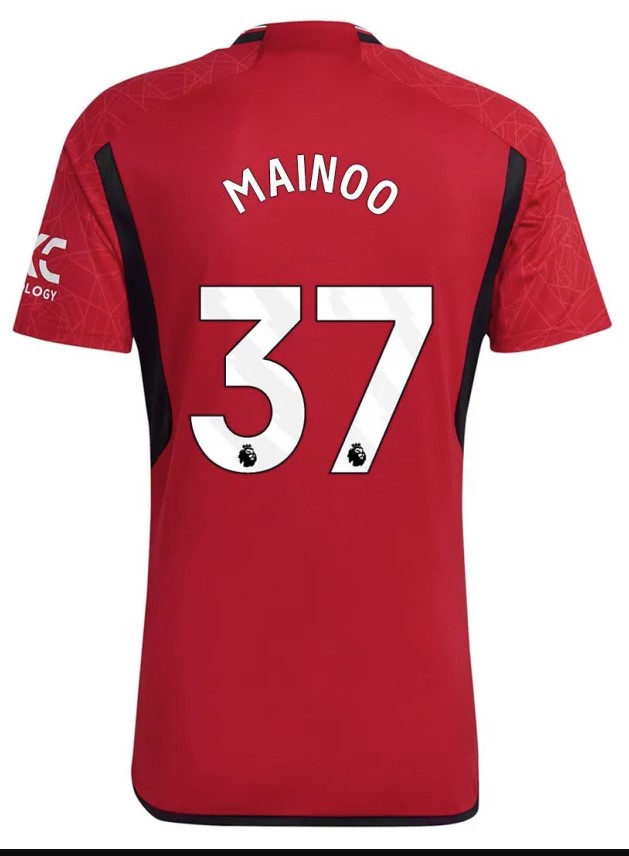 MAINOO 37 Premier League trykk (navn og nummer)